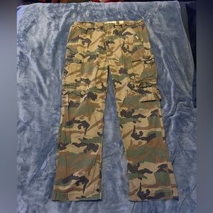 Mens Camo Cargo Pants